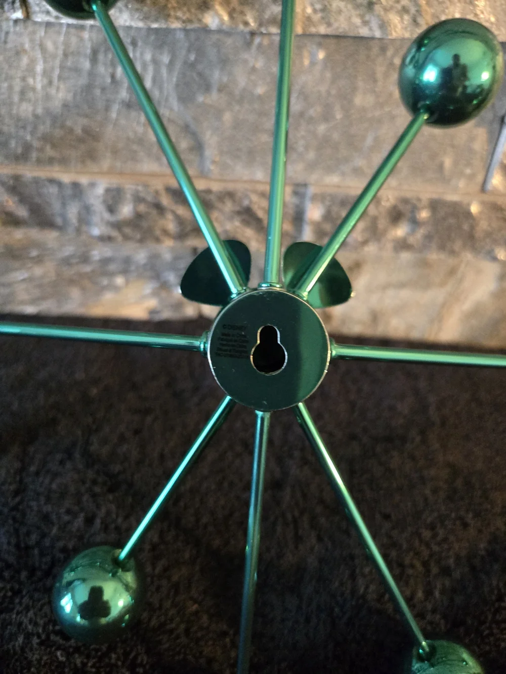 Rare!!! Disney Play in the Park Solid Metal Fireworks Hanging Wall Decor.